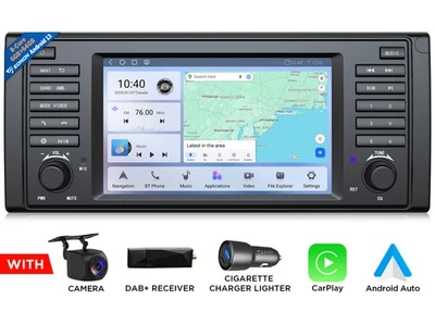 Für BMW E39 8Kern 6+64 Android 13 7" Touchscreen Autoradio GPS Navi CarPlay DAB+ - Bild 1 von 4