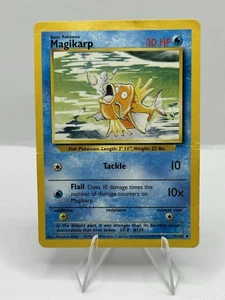 Vintage Magikarp 35/102 Base Set WOTC 1999 MP TCG Pokemon Card - Picture 1 of 2