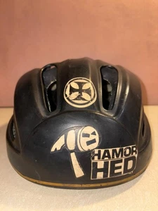 Casco bici S/M classico ciclo foderato polistirolo usato vintage hamorhed ironcross - Foto 1 di 5