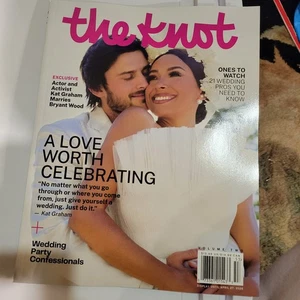 The Knot Magazine 2025 ~ Let's Celebrate ~ Kat Graham Bryant Wood ~ Volume Two - Picture 1 of 8