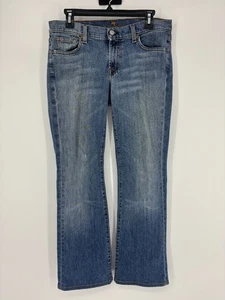 Pantalones de mezclilla para mujer 7FAM 7 For All Mankind azul medio Kimmie Bootcut talla 31 - Imagen 1 de 13