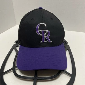 MLB Colorado Rockies Hat Purple Bill Embroidered Logo Snapback 60/40 Cap OSFA - Picture 1 of 7