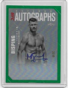MICHAEL BISPING 2025 Topps Chrome UFC Octagon Legend On Card Auto Autograph /99 - Picture 1 of 2