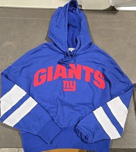 Junk Food Of Los Angeles Damen Sweatshirt mit Kapuze Blau Giants Größe M - Bild 1 von 3