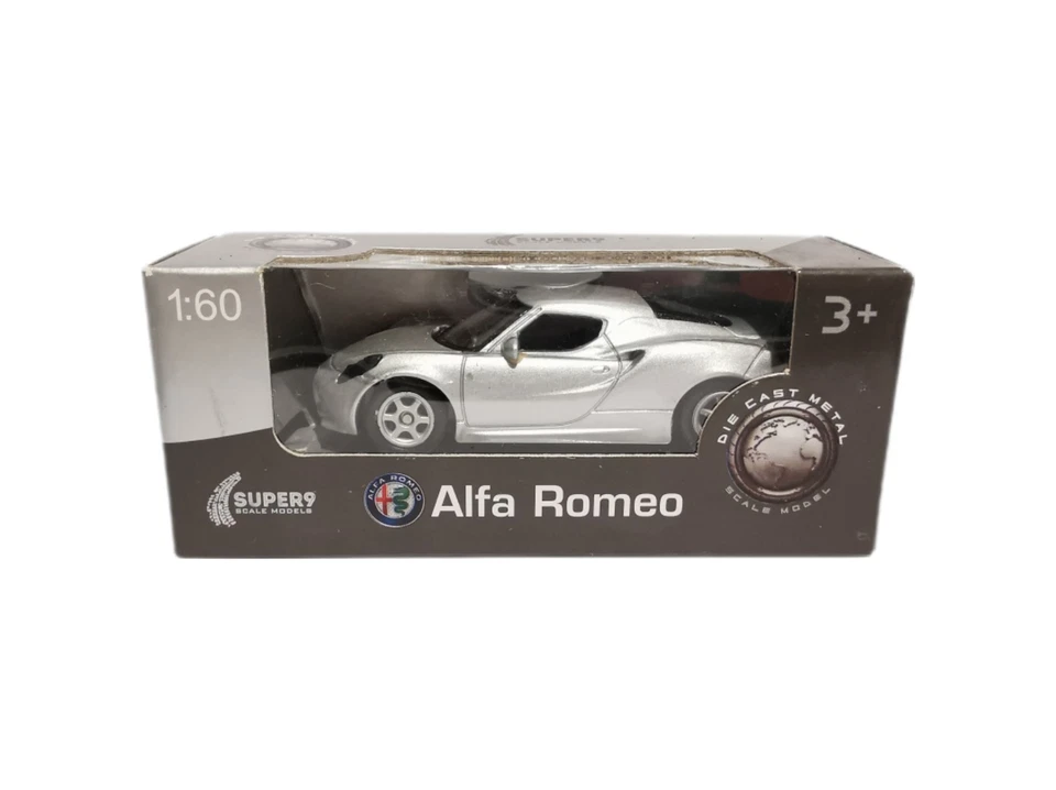 Welly 1/60 Alfa Romeo 2013 Red Silver Miniature 1/64 - Photo 1/1