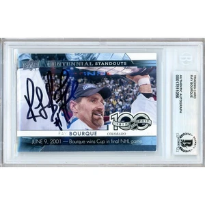Ray Bourque Signed 2017-18 Upper Deck Centennial #CS-40 Avalanche BAS Slabbed - Picture 1 of 6