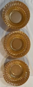 Vtg Anchor Hocking Fire King Dinnerware Orange 8½” Bowl Lot Of 3. - Picture 1 of 19