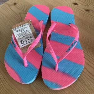 Havaianas Slim Color Fun FC Talla 35/36 Rosa Verano Nuevo con etiquetas Rosa Azul - Imagen 1 de 4