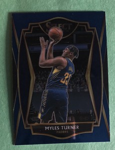 2020-21 Panini Select #157 Myles Turner Premier Level Blue Retail
