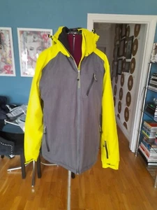 FLOURESANT THERMAL JACKET COAT SKI Illuminous EURO 40 12 14 WINDPROOF WATERPROOF - Picture 1 of 7