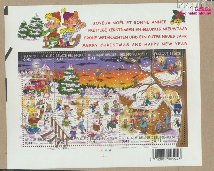Belgique 3151-3160 Feuille miniature (complète edition) neuf avec gom (9753382 - Photo 1/1