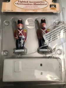 LEMAX CHRISTMAS VILLAGE LIGHTED ACCESSORY TOY SOLDIERS - Picture 1 of 1