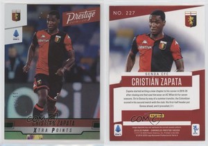 2019-20 Panini Chronicles Prestige Serie A Xtra Points Green /55 Cristian Zapata