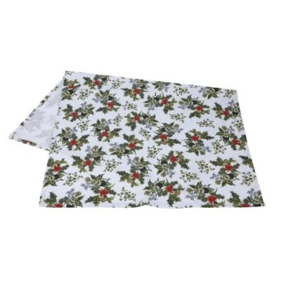 Pimpernel for Portmeirion The Holly and The Ivy Tea Towel - Image 1 of 3