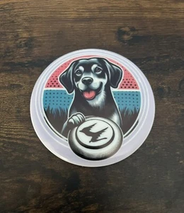 Disc Golf Mini Marker Disc- Happy Dog - Picture 1 of 1