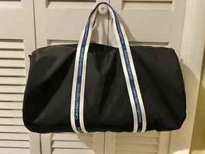 NWT Calvin Klein Duffel Gym Bag Black Weekender Holiday Travel 20” Length - Picture 1 of 7