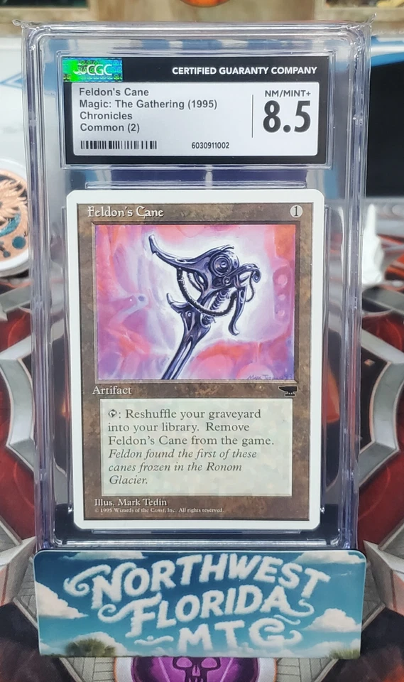 Graded MTG - CGC 8.5 - Chronicles - Feldon's Cane - Image 1 of 1