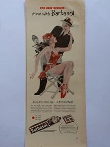 Anuncio impreso barbasol vintage 1948. artículo original - Imagen 1 de 1