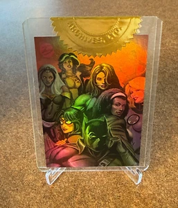 MARVEL 2011 DANGEROUS DIVAS CT1 CASE EXCLUSIVE BLACK PANTHER & FRIENDS 56/350 - Picture 1 of 2