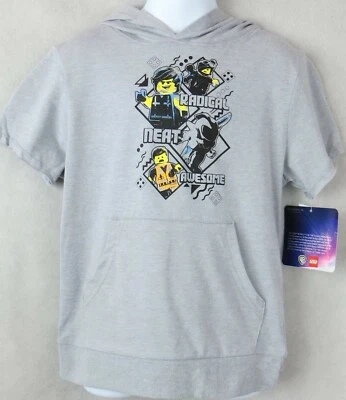 Lego Movie Boys Hooded T-Shirt Short Sleeve Size XS Officially Licensed - Image 1 of 4