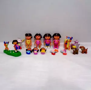 Assorted Lot Of 15 Mattel/Viacom 2003-2004 Dora The Explorer Action Figures EUC - Picture 1 of 12
