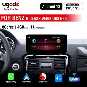 10.25" Android13 Screen Display Apple CarPlay Radio Mercedes Benz G class W463 - Picture 1 of 15