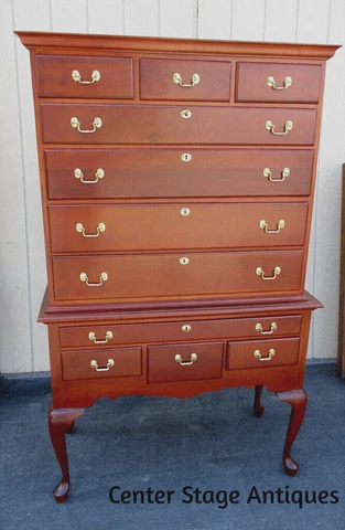 63575  Statesville Chair Furniture High Chest Hiboy  Dresser Cover