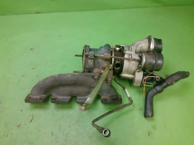 11-16 MINI COOPER S CLUBMAN 1.6L ENGINE TURBO TURBOCHARGER EXHAUST MANIFOLD OEM Foto 1 de 4