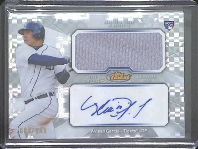2013 Topps Finest X-Refractor Patch Autograph #AJR-AG Avisail Garcia No 2 of 149 - Image 1 of 2