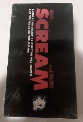 SCREAM 1996 Audio Commentary Wes Craven VHS New Foto 1 de 4