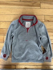 Mini Boden Kids Boys 5/6 1/4 Zip Sweatshirt - Picture 1 of 5