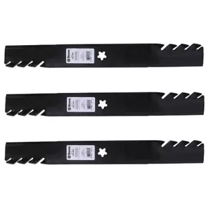 3 Blades fit Husqvarna 539113312 510417901 521981601 Gator Toothed 61" Deck EZ - Picture 1 of 2
