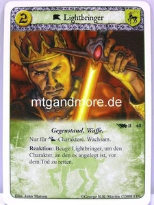 A Game of Thrones LCG - 1x Lightbringer  #068 B - Base Set deutsch - Bild 1 von 1