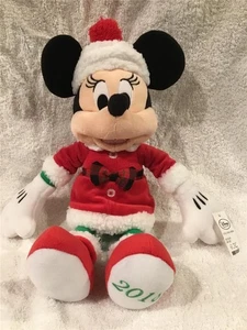CHRISTMAS PLUSH MINNIE MOUSE HOLIDAY NWT 2018 NEW DISNEY COLLECTIBLE - Picture 1 of 8