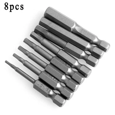 Power Drill Hex Key Bits Metric 1 4 Magnetic handle 8pcs Quick Connect - Image 1 of 4