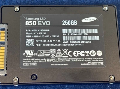 Samsung 850 EVO MZ-75E250 250 GB 2.5 in SATA III Solid State Drive - Image 1 of 2