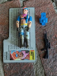 Zandar v1 100% komplett mit Karteikarte G.I. Joe ARAH 1986 Hasbro Figur - Bild 1 von 2