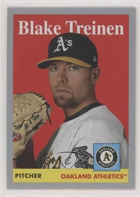 2019 Topps Archives 1958 Design Silver /99 Blake Treinen #92 - Image 1 of 2