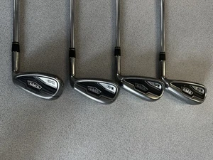 Adams Golf Idea Tech V4 Hybrid Irons, 6, 7, 8, and Pitching Wedge (P) with Balls - Picture 1 of 7