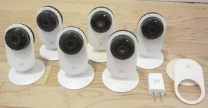 YI 6pc Security Home Camera 1080p 2.4G WiFi Night Vision Smart Indoor IP Cameras - Picture 1 of 6