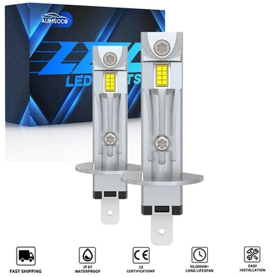 Kit de bombillas brillantes de faros LED de 4 puertas para sedán Acura TSX 2004-2008 haz alto Foto 1 de 4