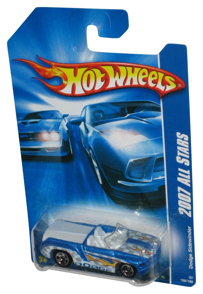 Hot Wheels 2007 All Stars Blue Dodge Sidewinder Toy Car 156/180 - Image 1 of 1