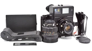 [N.NEUWERTIG] Mamiya Universal Press 100mm 127mm Objektiv 6×7 6×9 POLAROID Rückseite aus Japan - Bild 1 von 13