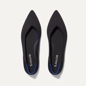 Rothy’s The Point II Black Size 11 Womens New In Box Rothys Flats Shoe - Picture 1 of 6