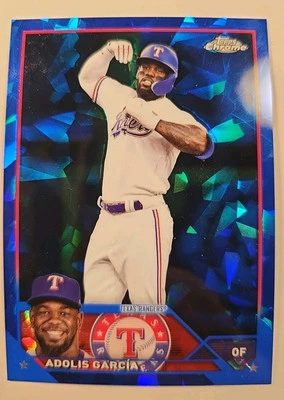 Adolis Garcia 2023 Topps Chrome Blue Sapphire - Image 1 of 2