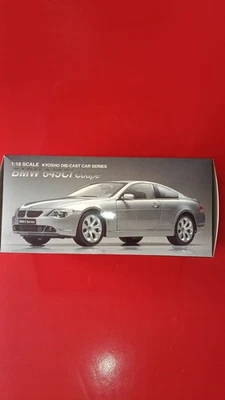 KYOSHO 1/18 BMW 645Ci Coupe aregento - Immagine 1 di 4