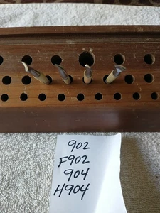 Vintage 4 Craftool Leather Tooling Stamps #21 - Picture 1 of 3