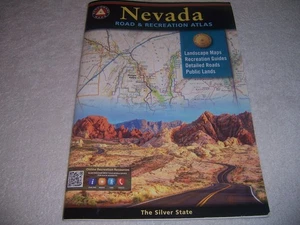 Nevada Road & Recreation Atlas Landscape Maps Recreation Guide pb - Picture 1 of 3