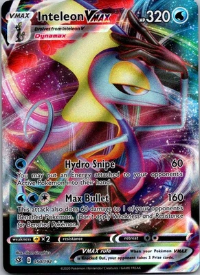 Inteleon VMAX Ultra Rare SWSH02: Rebel Clash 050/192 NM - Image 1 of 2