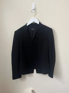 Theory Women’s Long Sleeve Classic Black Blazer Size 8 - Picture 1 of 6